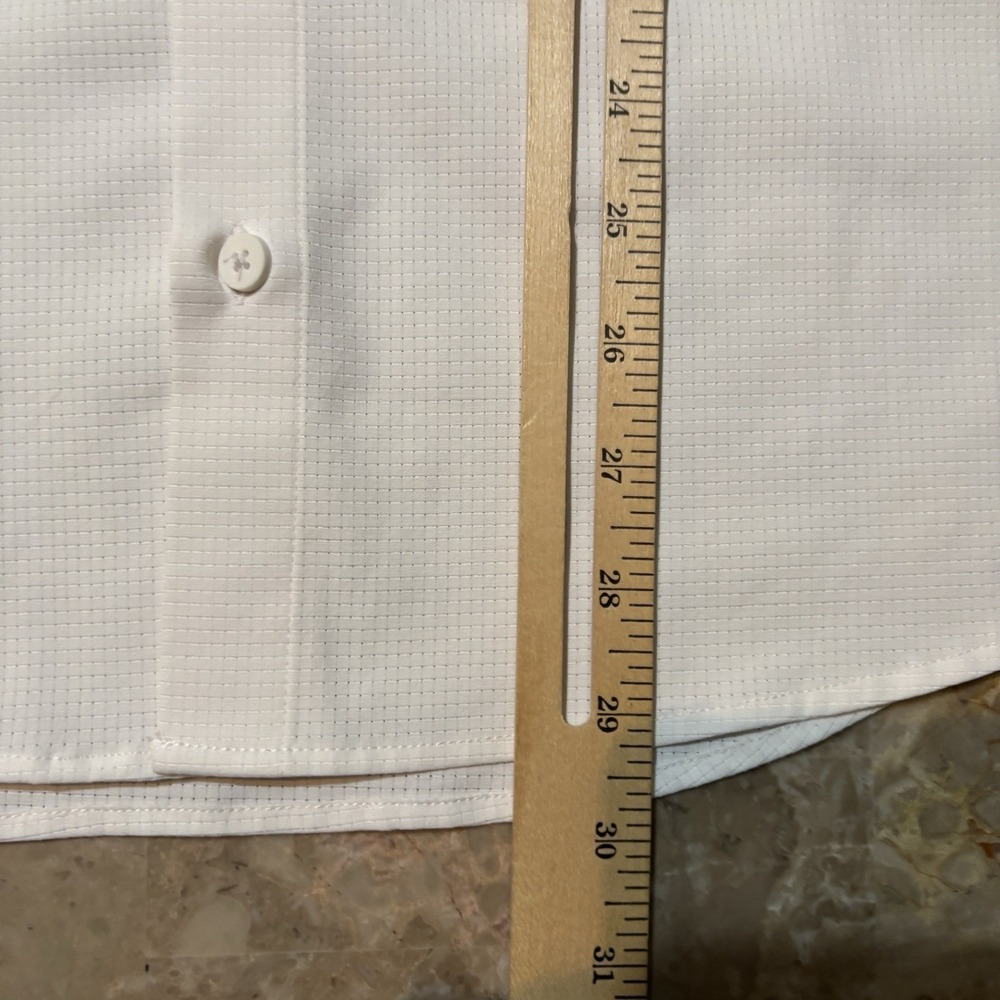 Lululemon Shirt Mens Large White Airing Easy Short Sleeve Button Summer - Picture 4 of 10